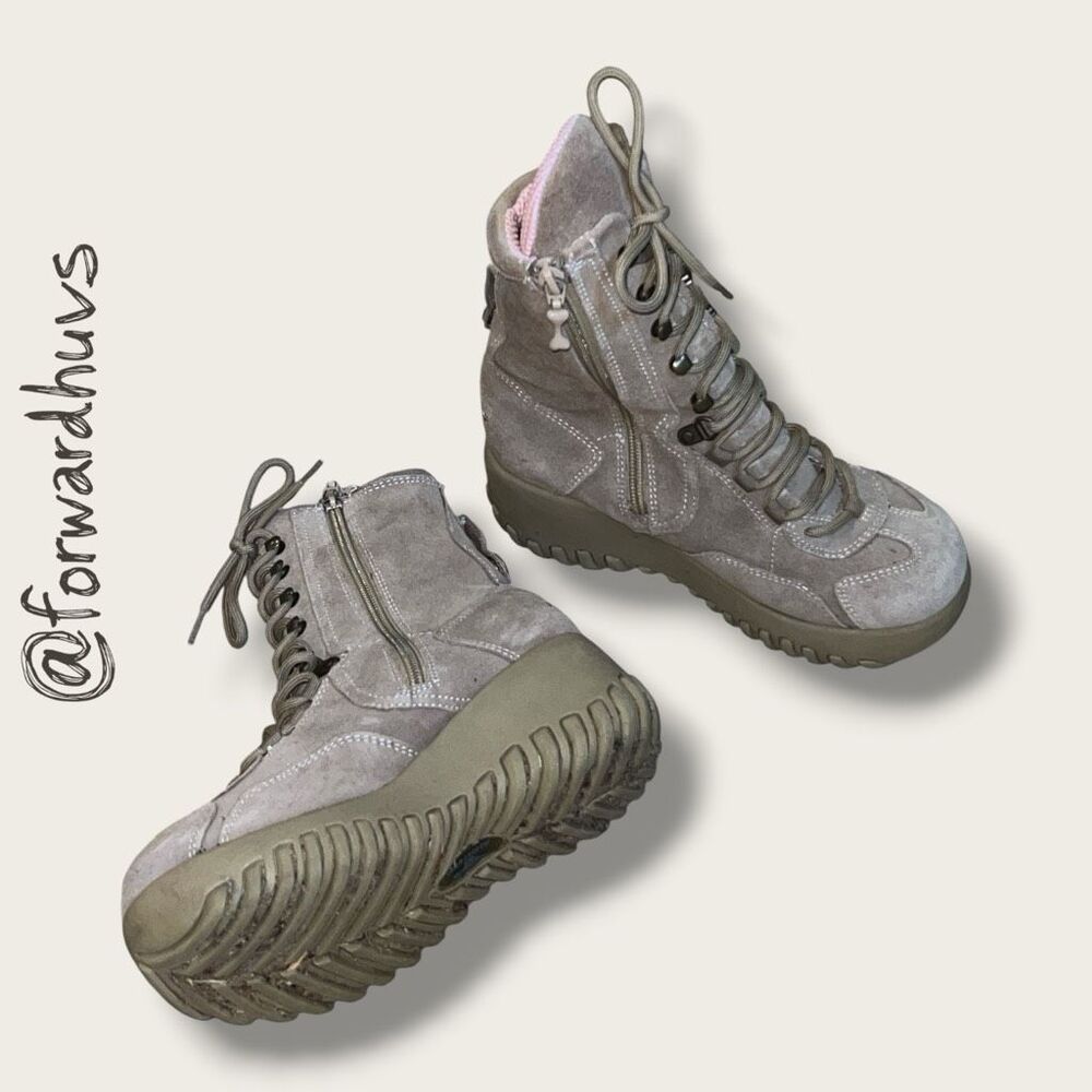 Rocket Dog Suede Platform Combat Boots – Size 6 - Picture 5 of 11